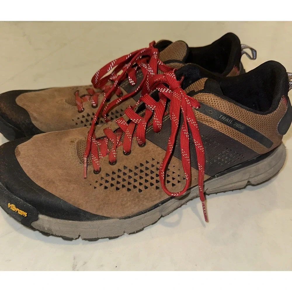 Danner Trail 2650 Men's Trail Hiking Shoe Brown Red Vibram 11.5 Gorpcore